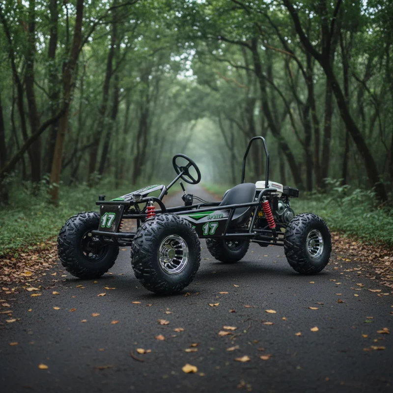 Professional Track Off Road Gas Go Kart 212CC 4 Stroke Racing Buggy Adults Teens Heavy Duty Commercial Outdoor Amusement Vehicle