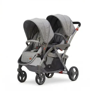 Purorigin Foldable 2-in-1 Double Doll Stroller for Baby Travel