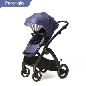 Purorigin New Arrival Custom Aluminum Lightweight Automatic Folding Compact 3 in 1 Stroller Baby Carrier