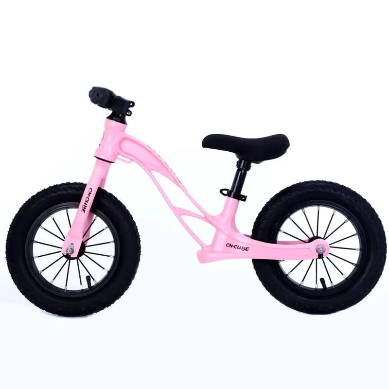 Push Bike No Pedals 2 Wheels 12 Inch Rims Baby Kids Balance Bike Cycle for 4-10 Years Children Balance Bike