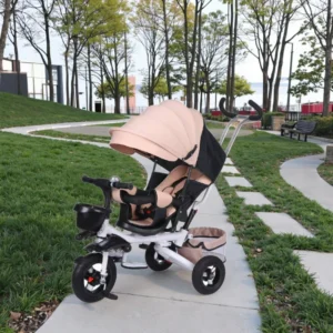 Push Car 3 in 1 Stroller Baby Pram Tricycle With Rotation Sea Children Baby Walker Tricycle