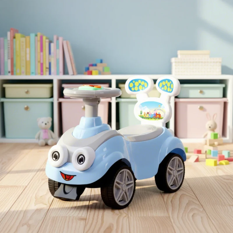 Pushing Car Toddler Ride on Toy Walker Sliding Car Push Around Buggy Kids Handcart Gift for Boys Girls Slide Car