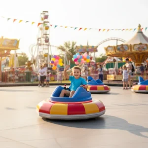 QIQU Commercial Grade Spinning Ride -20°C Cold Proof Operation Inflatable Arena Electric Bumper Cars for Sale