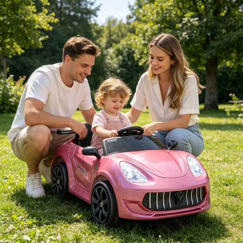 RHS CAR21 Children's Electric Ride-On Car Four-Wheel Remote Control Battery Powered ABS Plastic 5-7 Years