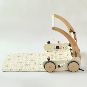 RTS Multifunctional Lightweight Wooden Stroller Fitness Walker Frame for Kids Suitable for Baby Walker Set