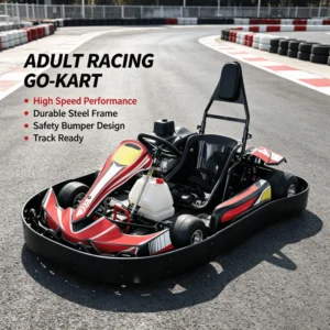 Racing Gas Go Kart Adult Petrol Powered Entertainment Kart for Club Track Outdoor Commercial Rental Use