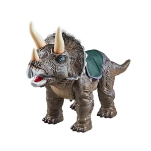 Realistic Animatronic Walking Ride on Dinosaurs Car Electric Scooter Toy with Light and Sound for Kids Amusement Park Center