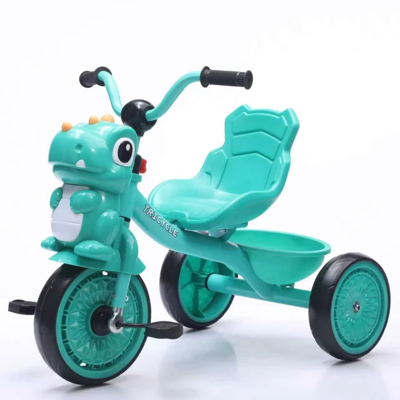 Red Black Kids Tricycle Toddler Trike 3 Wheel Bike Children Ride On Toy Outdoor Pedal Gift Character Stable Basket Large