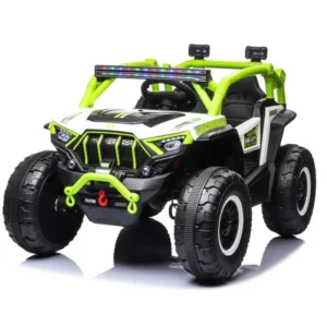 Remote Control Baby Electric Four Wheeled Ride on Toy Kids Electric Car 2 Seats for Ages 2 4 Battery Powered Plastic Vehicle
