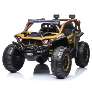Remote Control Baby Electric Four-Wheeled Ride-on Toy Kids Electric Car 2 Seats for Ages 2-4 Battery Powered Plastic Vehicle