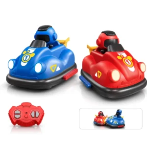 Remote Control Bumper Car 2pcs 4 Channel Interactive Versus Game Collision Pop up Battle Car Toy for Kids Indoor Outdoor