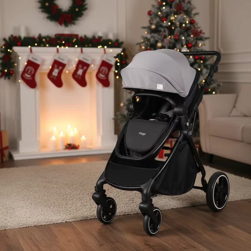 Reversible Seat Baby Stroller High View Lightweight Easy Folding Comfortable Stroller for Baby Pushchair Pram