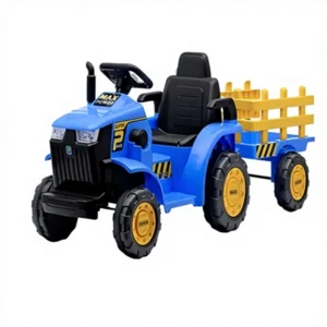 Ride-On Kids Car Electric Ride-On Car Tractor Toy for Ages 3-8 Years Battery Kids Cars with a Rear Bucket