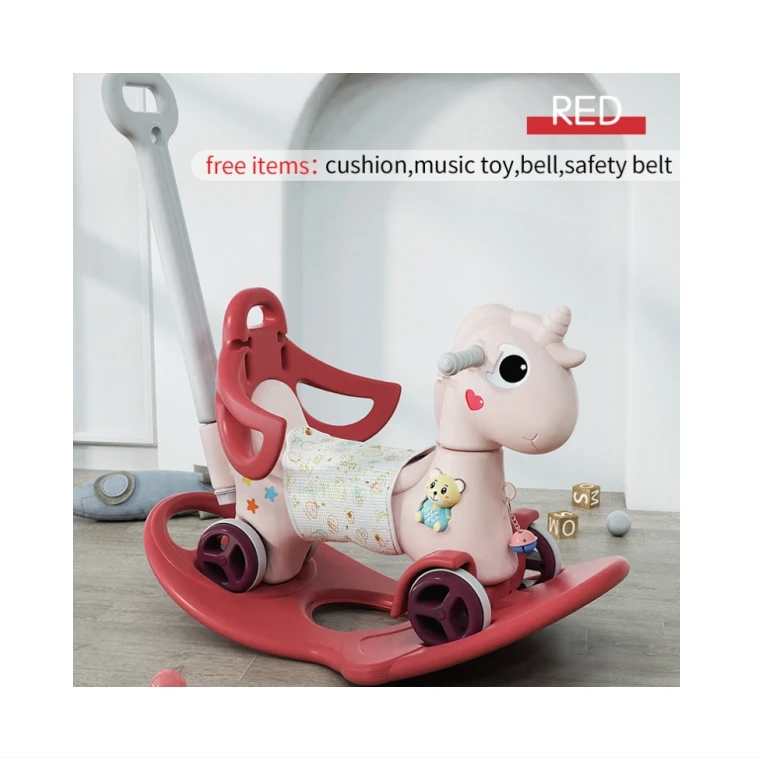 Ride On Plastic Rocking Horse for Kids 1 3 Years Old