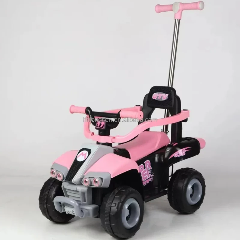 Ride On Style Remote Control Kids Electric Foot-Powered Plastic Toy Cars Model 768 for 2 to 4 Years