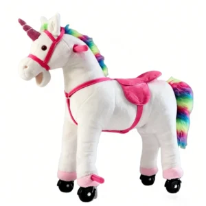 Ride On Unicorn Plush Toy for Children