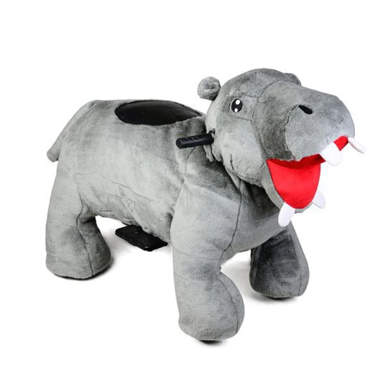 Ride for Kids Plush Stuffed Electric Battery Operated Ride Animals on Wheels