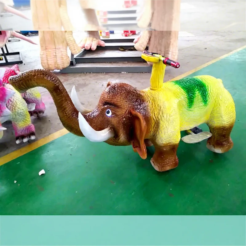 Ride on Animal Toy Coin Operated Mechanical Dinosaur Ride Robot