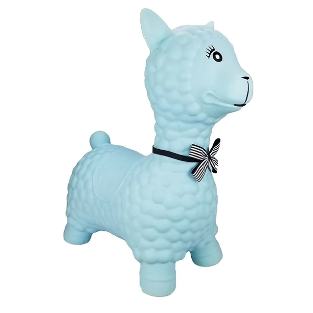 Ride on Bouncing Animal Toys Inflatable Rubber Jumping Llama Toys for Kids
