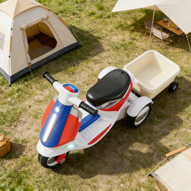 Ride on Car Kids Electric and Children's Ride on Car with Soft Rubber Tires for Smooth Ride Indoors