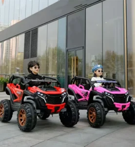 Ride-on Car for Early Education Multi-Function Remote Control Switching Lights Four-Wheel Drive Electric Children’s Toy Car