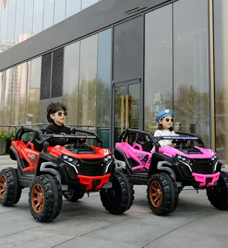 Ride-on Car for Early Education Multi-Function Remote Control Switching Lights Four-Wheel Drive Electric Children's Toy Car