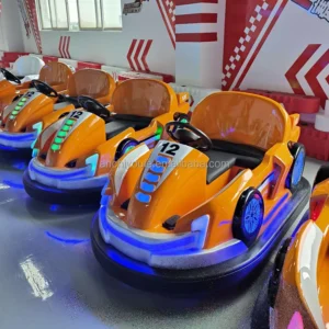Ride-on Electric Bumper Cars Fiberglass Construction 48V Motor Remote Control for Kids Shopping Mall & Theme Park Use