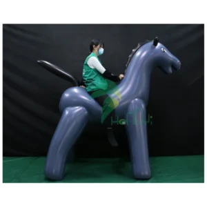 Ride on Glossy Inflatable Custom Horse for Play Inflatable Horse Animal Toys PVC0.5MM Hongyi SPH