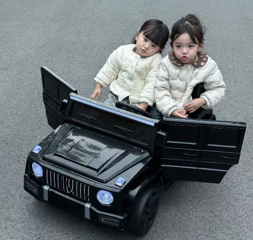 Ride on Kids Waterproof Electric Remote Control Baby Smart Rc Cars Vehicle Toys 2 Seat Outdoor Children Car
