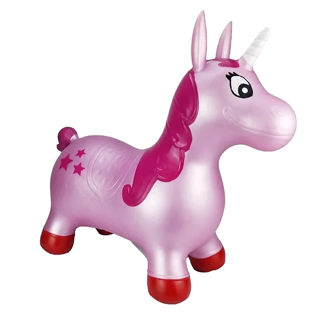 Ride on Rubber Bouncing Animal Toys for Kids Jump Play