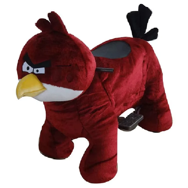 Ride on Toy Animal Kiddie Ride Electric Motorized Plush Toy Car All Ages Customizable Color