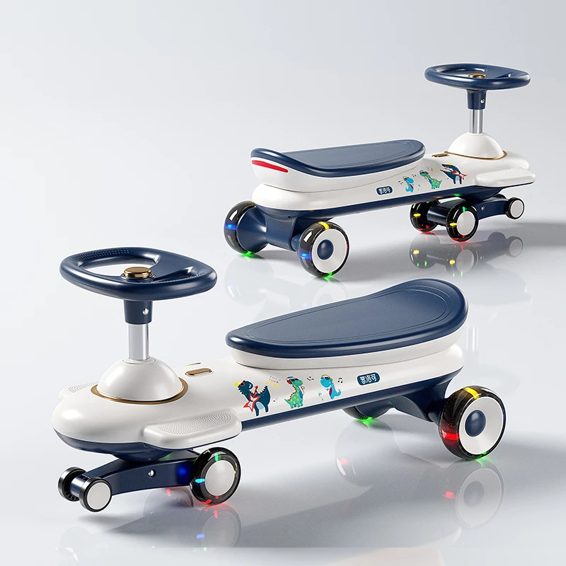 Ride on Toy Wiggle Car for Kids Baby Twist Car Bicycle Ilk Bisiklet Kids Push Bike Happy Baby Swing Car
