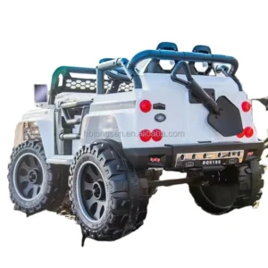 Rideon 4 Seater Electric 24V Ride on Car for Kids Oversize 4 Engine Battery Toy UTV Big Size Plastic Children’s Car