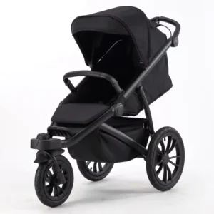 Ridge All Terrain Jogging Stroller Baby Stroller Can Sit and Lie Flat with Three Wheeled Portability