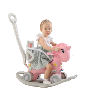 Riding Musical Plastic Walker for Toddlers with Wheels