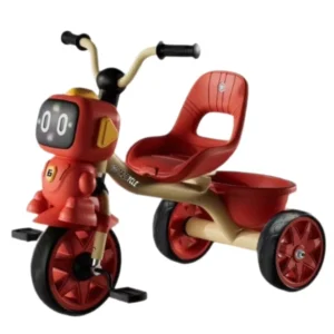 Robot Style Design Steel Tricycle 2 4 Years Children’s Pedal Toy Stroller Adult Handcart Export Version