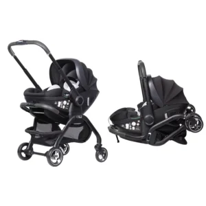 S366 3 in 1 Foldable Baby Car Seat Stroller Safety Certified Infant Travel System with Adjustable Backrest
