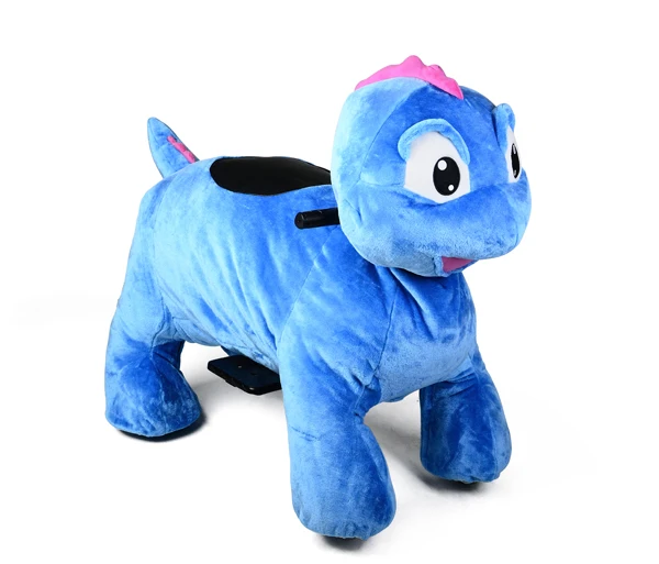 SIBO Plush Animal Ride On Scooter Coin Operated Electric for Adults and Kids