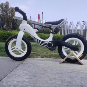 SL1279F Air 12″ Nylon Wave Fiber Glass Kids Balance Bike for Walk Bike Foldable Frame Street Bike 2 Wheels No Pedal Run