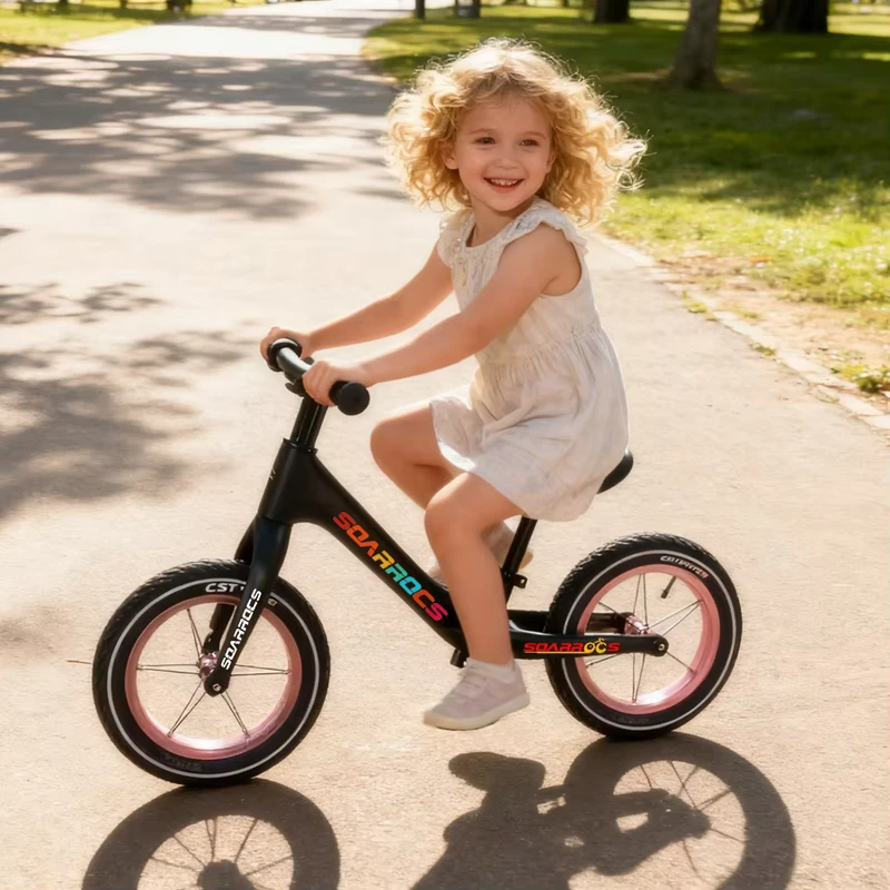 SOARROCS Running Bike Carbon Push Bike Frames 12 Inch Baby Children Kids Mini Learner Bike Customized Balance Bicycle