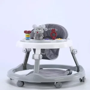 Safety Anti Rollover Baby Musical Toddler Walker Stroller Learning Walker Multi function 6 Wheels Baby Walkers