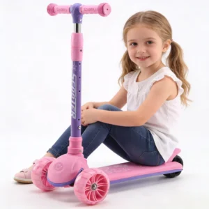 Scooter Child Adjustable Height Children Foot Scooter Baby Kid’s Folding Balance Kick Scooter