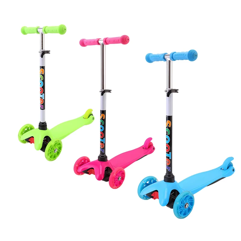 Scooter Kids Steel Portable Mini Scooter Blue