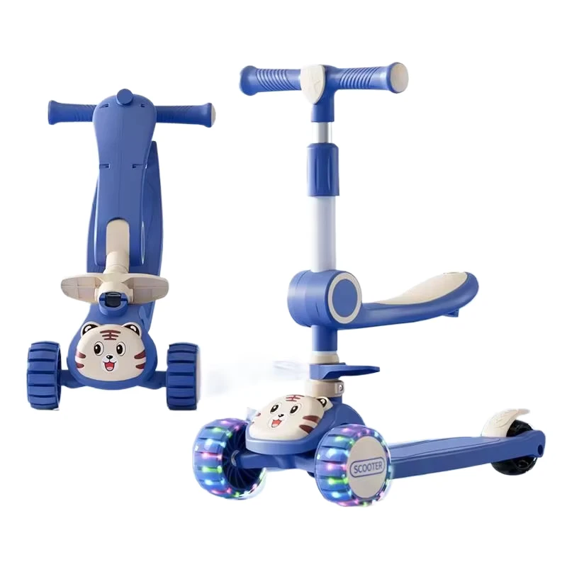 Scooter Scooter Children Foldable Lightweight with Adjustable Handle for Kids Ages 4-10 Years Outdoor Fun MODERN Sports Toy