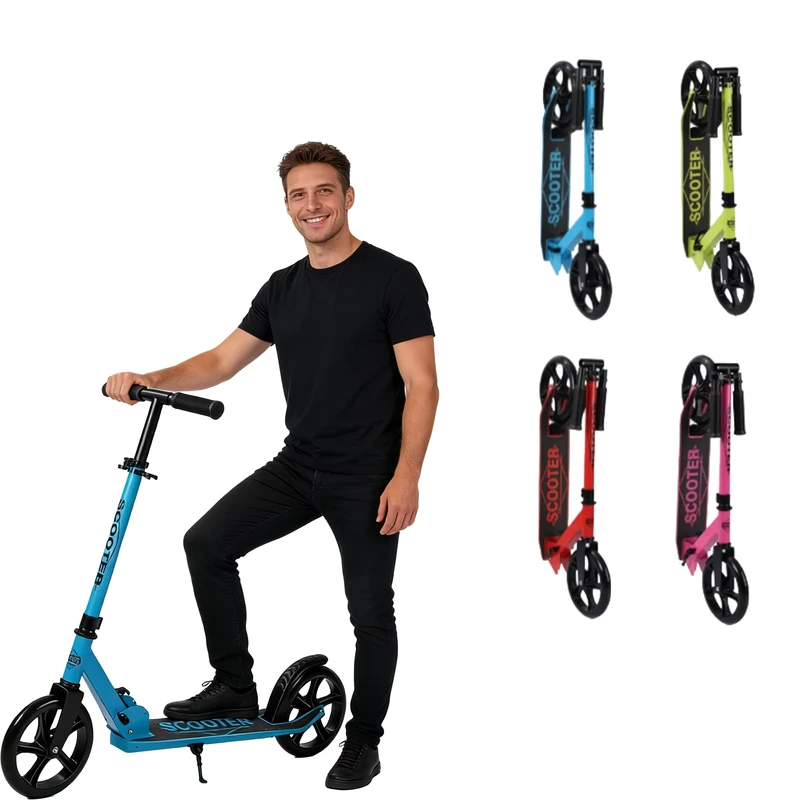 Scooter for Adult PU Wheel Kids Kick Scooter 2 Wheel Kick Scooters for Adult Riding Scooter