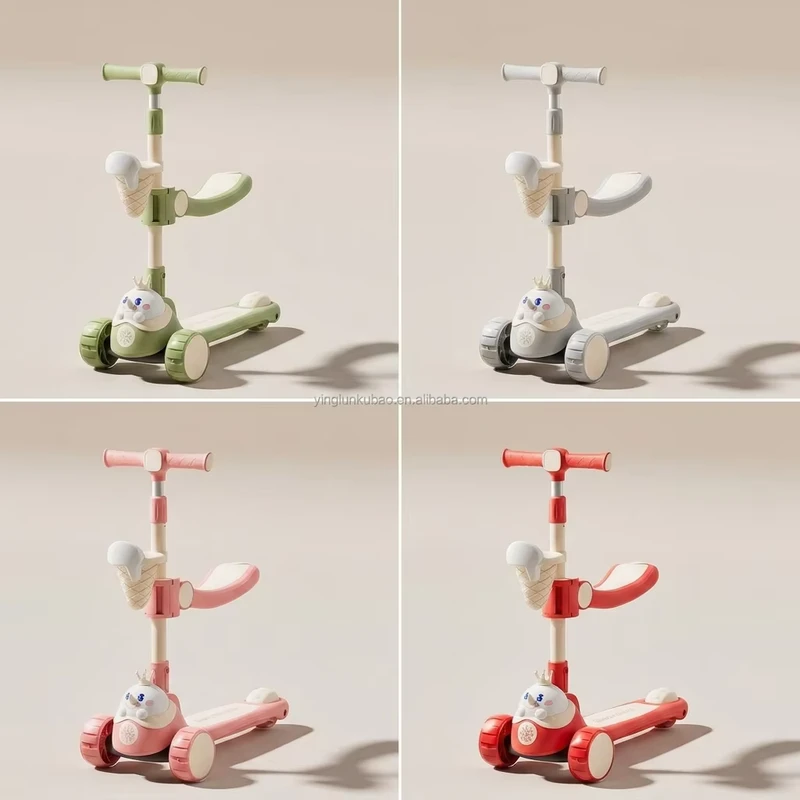 Scooter for Children 1 8 Years Old Boys and Girls with Pedal Plastic 3 Wheels Scooter Kids Can Ride on the Scooter