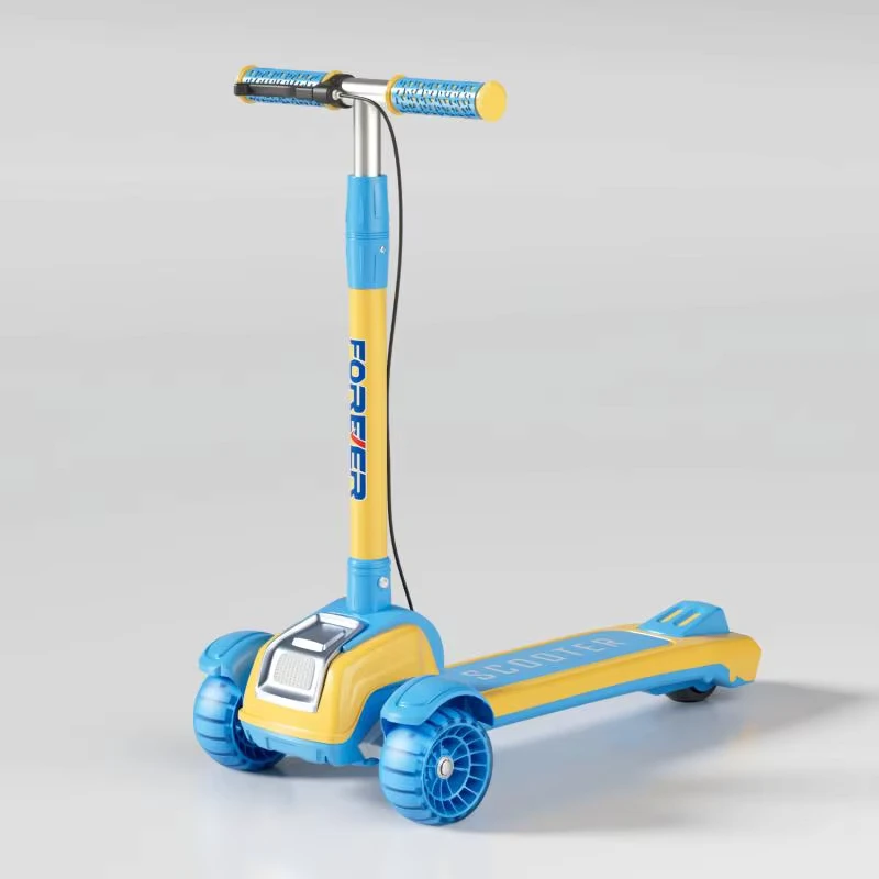 Scooter for Kids Kick Scooter for Toddler Girls Boys With Adjustable Height and Light Up Wheels Scooter for Children Ages 5-12