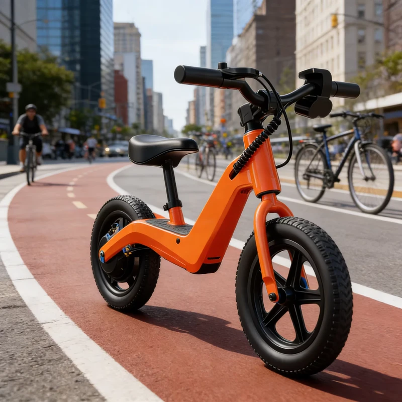 Self Balancing Bike Electric Balance Bike 12 Inch for Kids Outdoor Commuting