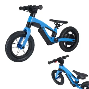 Shock Absorbing Tires Adjustable Seat Steel Frame Fun Ride Design Electric Bike for Kids Outdoor Activity Toy