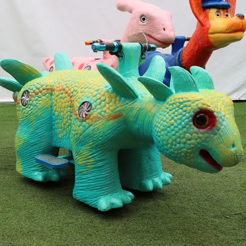 Shopping Mall Motorized Ride on Dinosaur Baby Animal Electric Scooter Toy for Kids Adventure Park